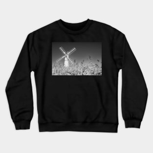 Thurne Mill in rural Norfolk, UK Crewneck Sweatshirt